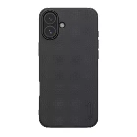 Futrola - maska NILLKIN Super Frost PRO za iPhone 16 (6.1) crna (MS).