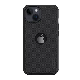Futrola - maska Nillkin Super Frost Pro za iPhone 15 (6.1) crna (logo cut) (MS).