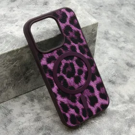 Futrola - maska ROAR STYLE MagSafe za iPhone 15 Pro (6.1) ljubicasta (MS).