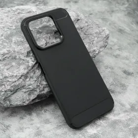 Silikonska futrola - maska BRUSHED za Huawei Honor X8c crna (MS).