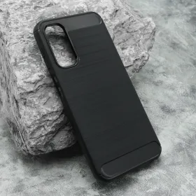 Silikonska futrola - maska BRUSHED za Samsung A245 Galaxy A24 4G crna (MS).