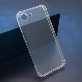 Silikonska futrola - maska CRASHPROOF za iPhone 16E (6.1) providna (MS).