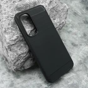 Silikonska futrola - maska BRUSHED za Samsung S711 Galaxy S23 FE crna (MS).