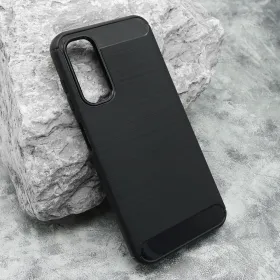 Silikonska futrola - maska BRUSHED za Samsung A156 Galaxy A15 5G crna (MS).