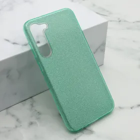 Silikonska futrola - maska GLITTER SHOW YOURSELF za Samsung S916B Galaxy S23 Plus tirkizna (MS).