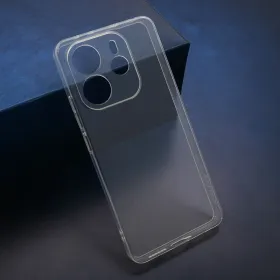 Silikonska futrola - maska CLEAR STRONG za Xiaomi Redmi Note 14 4G providna (MS).