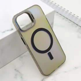 Futrola - maska SHINE MagSafe za iPhone 15 (6.1) siva (MS).