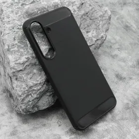 Silikonska futrola - maska BRUSHED za Samsung S936 Galaxy S25 Plus 5G crna (MS).