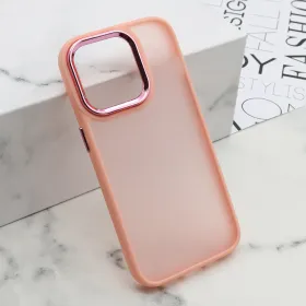 Futrola - maska SHINING CAMERA za iPhone 15 Pro (6.1) roze (MS).