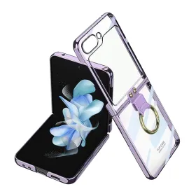 Futrola - maska RING LINES za Samsung F731B Galaxy Z Flip 5 5G ljubicasta (GKK case) (MS).