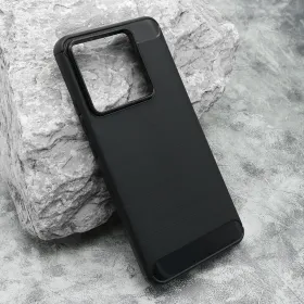 Silikonska futrola - maska BRUSHED za Xiaomi 13T/13T pro crna (MS).