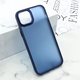 Futrola - maska SHINING CAMERA za iPhone 15 Plus (6.7) tamno plava (MS).