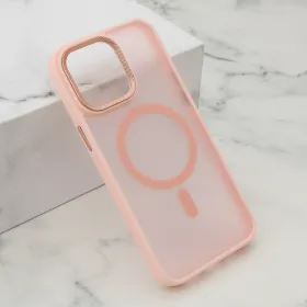 Futrola - maska SILKY MAGSAFE II za iPhone 15 Pro Max (6.7) pink (MS).