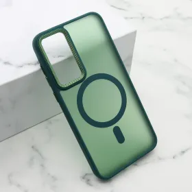 Futrola - maska SILKY MAGSAFE II za Samsung A356 Galaxy A35 5G 5G zelena (MS).