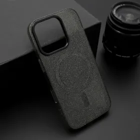 Futrola - maska SPARKLING MagSafe za iPhone 16 Pro (6.3) crna (MS).