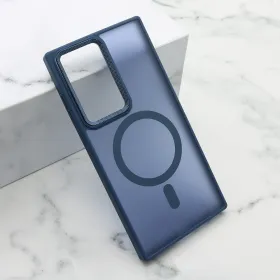 Futrola - maska SILKY MAGSAFE II za Samsung Galaxy S23 Ultra plava (MS).