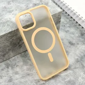 Futrola - maska SILKY MAGSAFE mat za iPhone 11 (6.1) roze (MS).