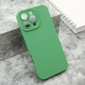 Silikonska futrola - maska Pro Camera za iPhone 16 Pro Max (6.9) tamno zelena (MS).