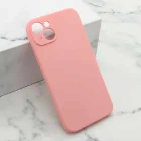 Futrola - maska Soft Silicone za iPhone 15 Plus (6.7) roze (MS).