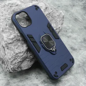 Futrola - maska Square Ring za iPhone 15 Plus (6.7) teget (MS).