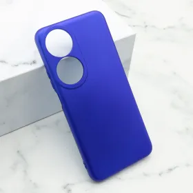 Futrola - maska Soft Silicone za Huawei Honor X7b plava (MS).
