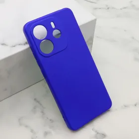 Futrola - maska Soft Silicone za Xiaomi Redmi Note 14 4G plava (MS).