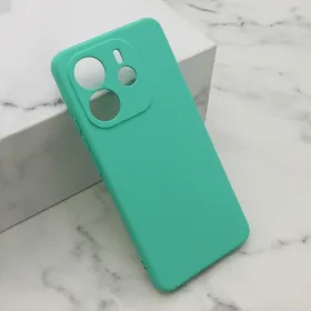 Futrola - maska Soft Silicone za Xiaomi Redmi Note 14 4G mint (MS).