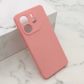 Futrola - maska Soft Silicone za Xiaomi Redmi Note 14 4G roze (MS).