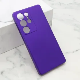 Futrola - maska Soft Silicone za Samsung S938 Galaxy S25 Ultra 5G ljubicasta (MS).