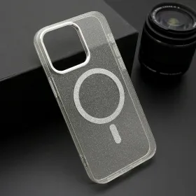 Futrola - maska SPARKLING MagSafe za iPhone 15 Pro Max (6.7) providna (MS).