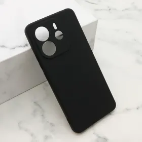 Futrola - maska Soft Silicone za Xiaomi Redmi Note 14 4G crna (MS).