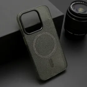 Futrola - maska SPARKLING MagSafe za iPhone 15 Pro (6.1) crna (MS).