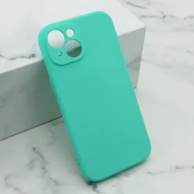 Futrola - maska Soft Silicone za iPhone 15 (6.1) mint (MS).