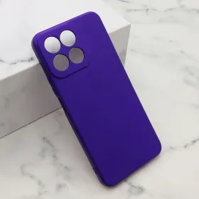 Futrola - maska Soft Silicone za Huawei Honor X7c/Honor 200 Smart ljubicasta (MS).