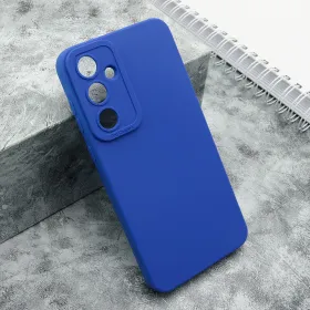 Silikonska futrola - maska Pro Camera za Samsung A556 Galaxy A55 5G tamno plava (MS).