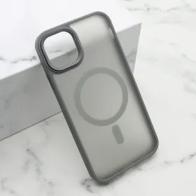 Futrola - maska SILKY MAGSAFE II za iPhone 11 (6.1) siva (MS).