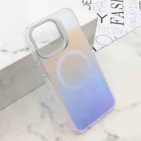 Futrola - maska SUNSET MagSafe za iPhone 15 Pro Max (6.7) bela (MS).