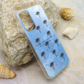 Futrola - maska SUMMER VIBES za Samsung A145R Galaxy A14 4G/Galaxy A14 5G svetlo plava (MS).