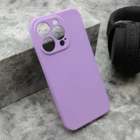 Futrola - maska VELVET TOUCH za iPhone 15 Pro (6.1) ljubicasta (MS).