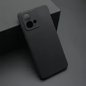 Futrola - maska ultra tanki KOLOR za Motorola Moto G84 crna (MS).