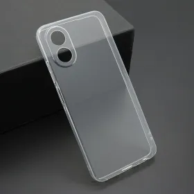 Futrola - maska ultra tanki PROTECT silikon za OPPO A38 providna (bela) (MS).