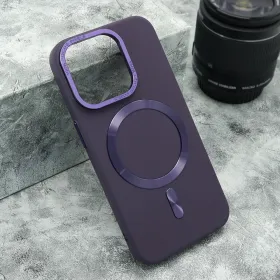 Futrola - maska TRUE COLOR MAGSAFE za iPhone 15 Pro (6.1) ljubicasta (MS).