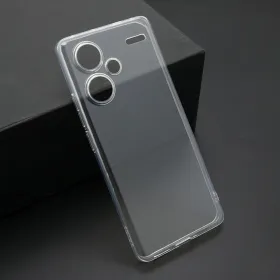 Futrola - maska ultra tanki PROTECT silikon za Xiaomi Redmi Note 13 Pro Plus 5G providna (bela) (MS).
