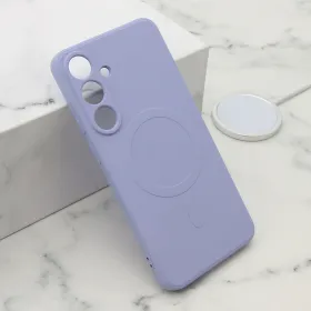 Futrola - maska VELVET TOUCH MagSafe za Samsung S936 Galaxy S25 Plus 5G ljubicasta (MS).