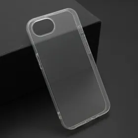 Futrola - maska ultra tanki PROTECT silikon za iPhone 16E (6.1) providna (bela) (MS).
