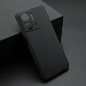 Futrola - maska ultra tanki KOLOR za Huawei Honor X7a crna (MS).