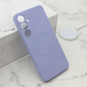 Futrola - maska VELVET TOUCH MagSafe za Samsung S926 Galaxy S24 Plus 5G ljubicasta (MS).