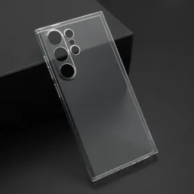 Futrola - maska ultra tanki PROTECT silikon za Samsung S928 Galaxy S24 Ultra 5G providna (bela) (MS).