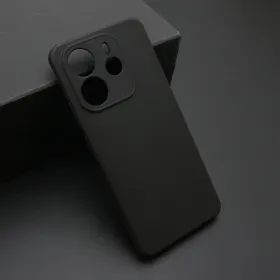 Futrola - maska ultra tanki KOLOR za Xiaomi Redmi Note 14 4G (Global) crna (MS).