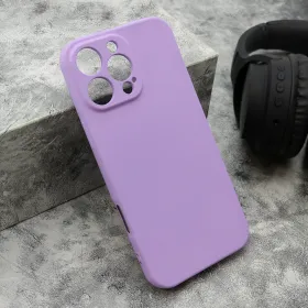 Futrola - maska VELVET TOUCH za iPhone 16 Pro Max (6.9) ljubicasta (MS).